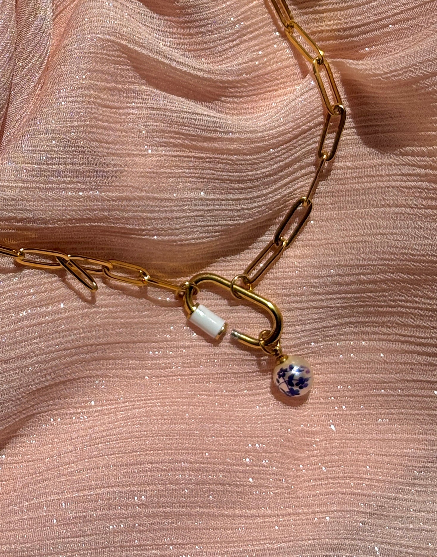 Luna Carabiner Necklace