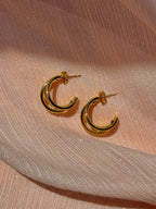 Aurelia Triple Huggie Hoop Earrings